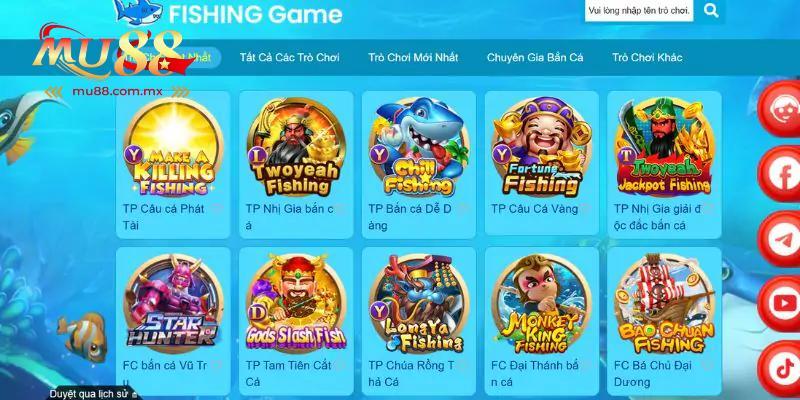 Tổng hợp các trò chơi bắn cá nổi bật