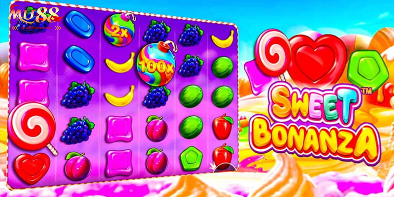 Giao diện kẹo ngọt tại Sweet Bonanza